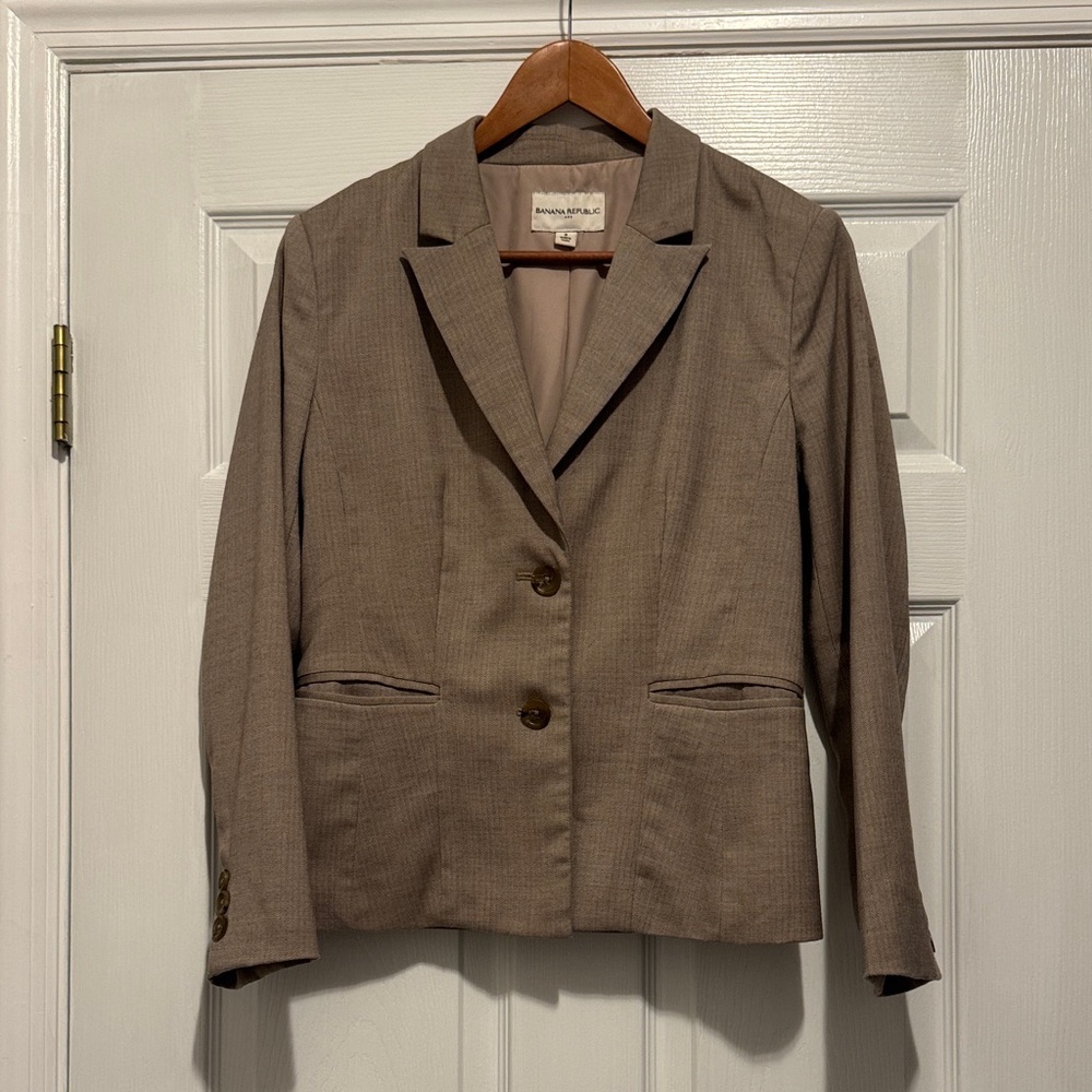 Banana Republic Taupe Blazer